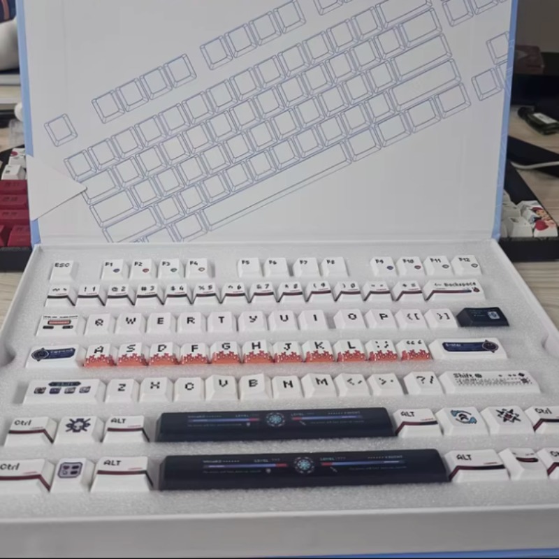 Esports Gaming World - Pixel World Keycaps Custom Cherry Profile