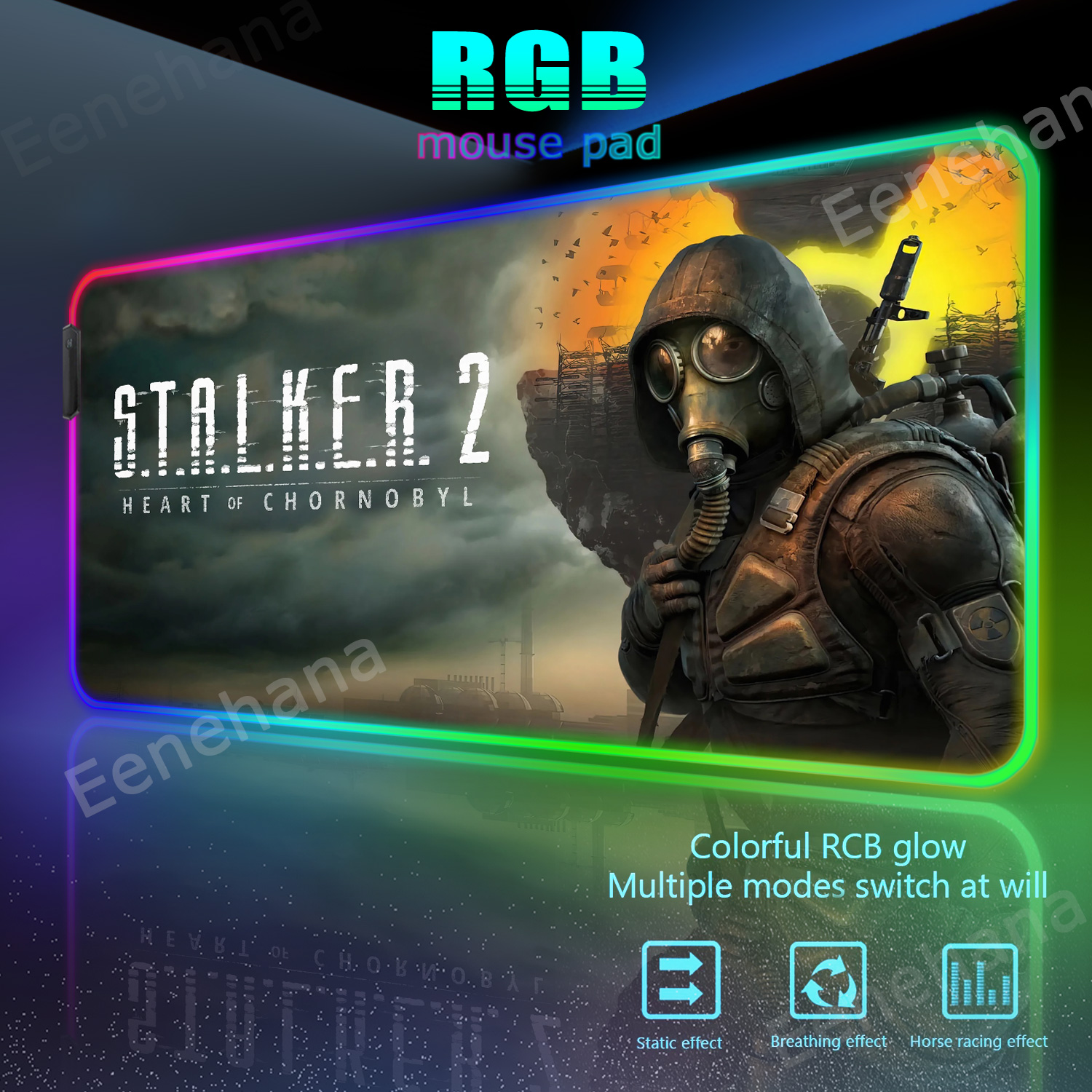 Mouse Pad Extended Rgb - RGB Stalker 2 Large Gaming Mouse