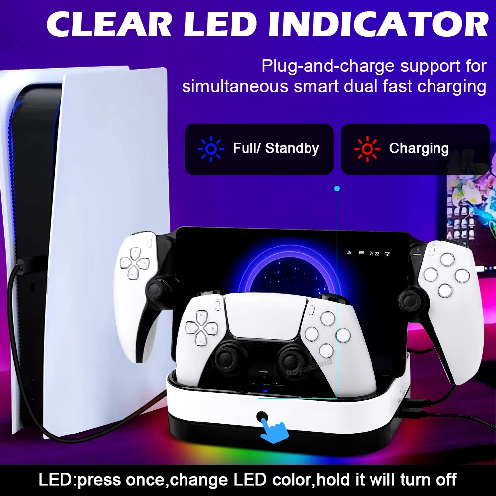 NEW For PS5 Controller Charger - Controller Charging Stand recensione e prezzo