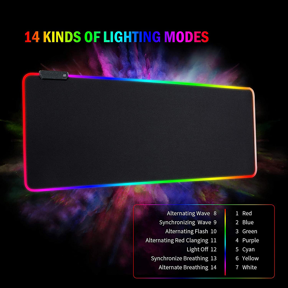 RGB Gaming Mouse Mat Pad - Lar - Mouse Pad Extended Rgb recensione e prezzo