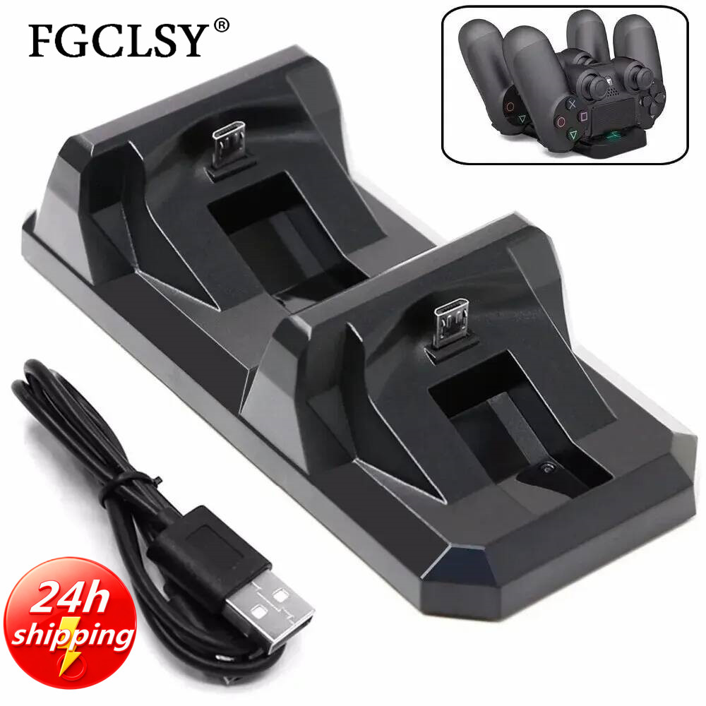 USB Dual Charge Dock For PS4 C - Controller Charging Stand recensione e prezzo