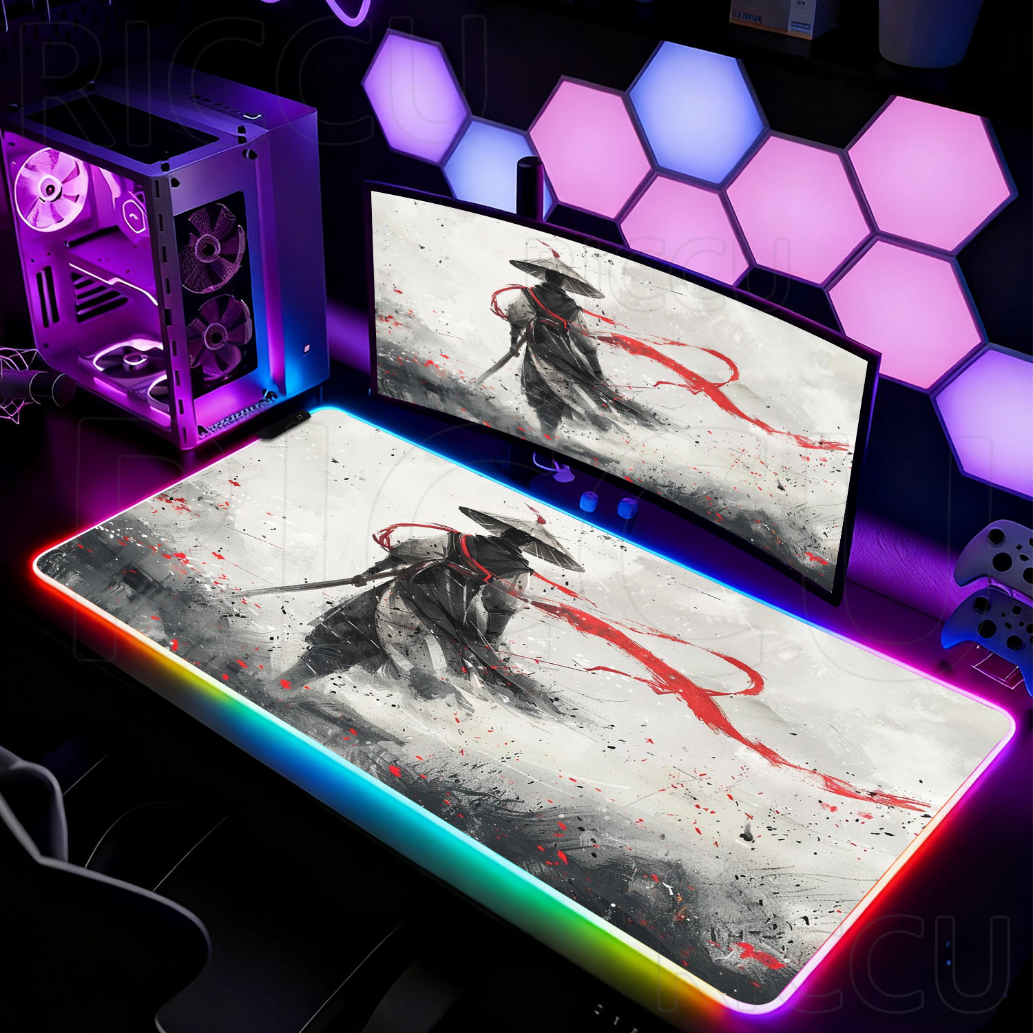 RGB Japan Samurai Warrior rang - Mouse Pad Extended Rgb recensione e prezzo