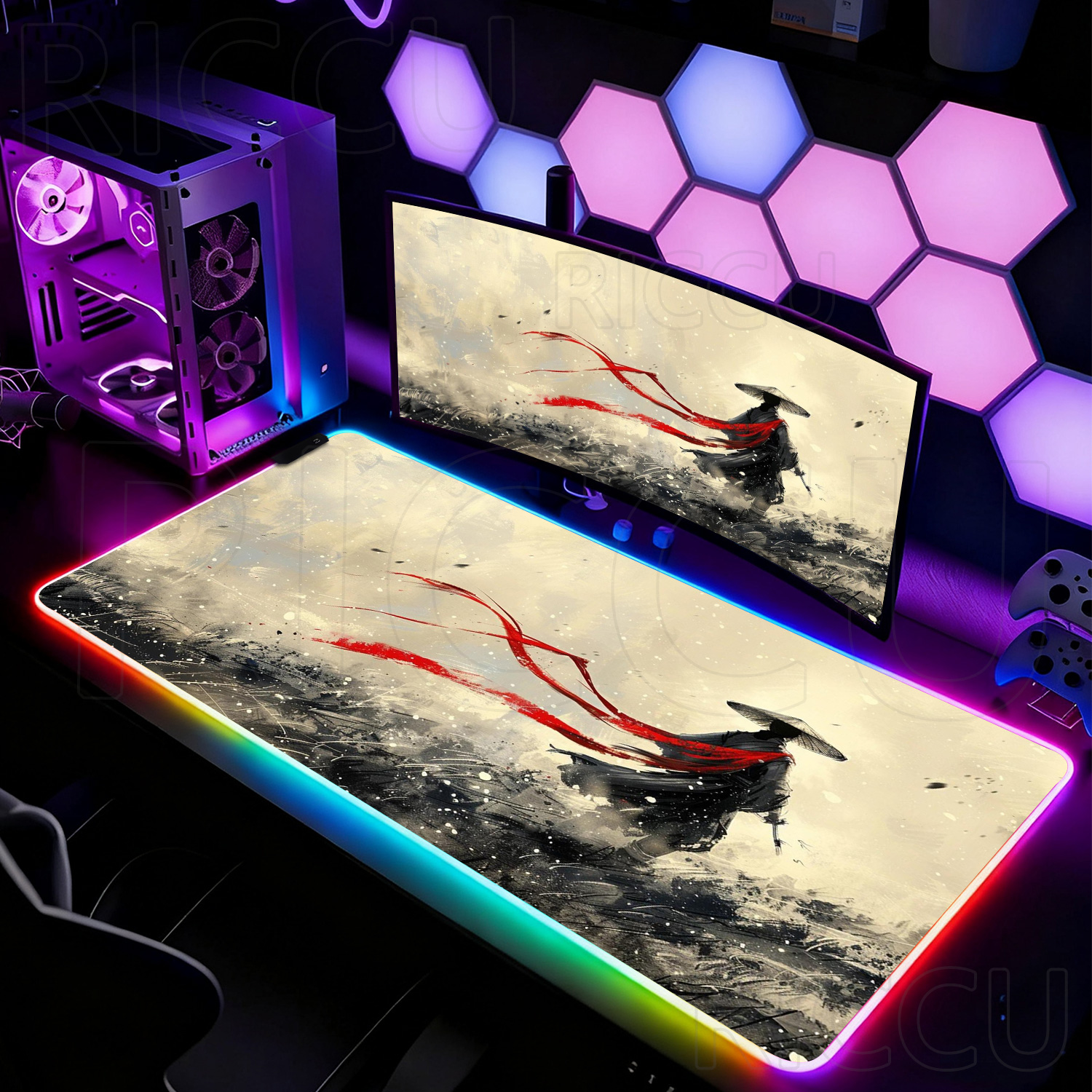 RGB Japan Samurai Warrior rang - Mouse Pad Extended Rgb recensione e prezzo