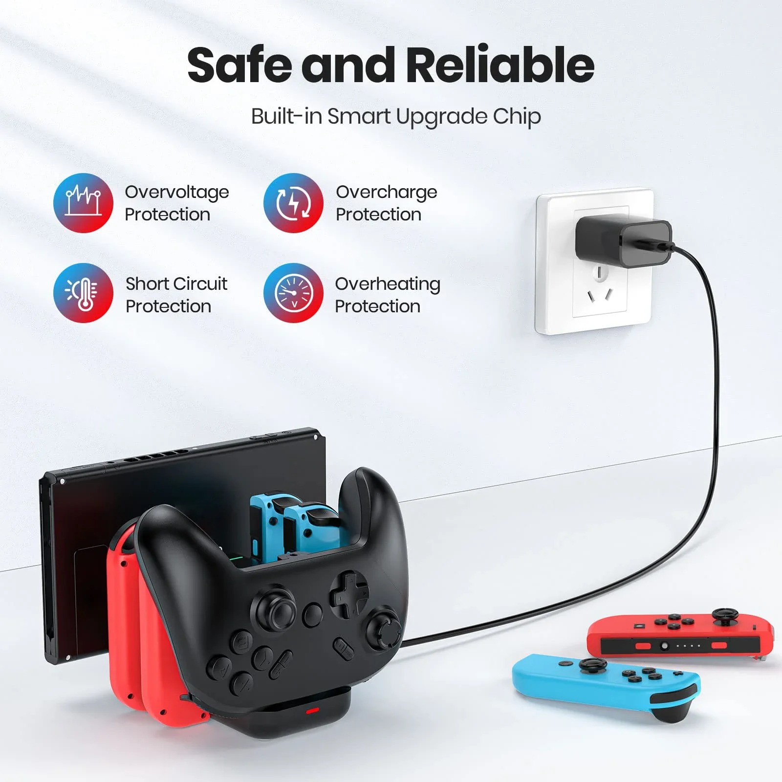 Switch Charger Dock Station 6  - Controller Charging Stand recensione e prezzo