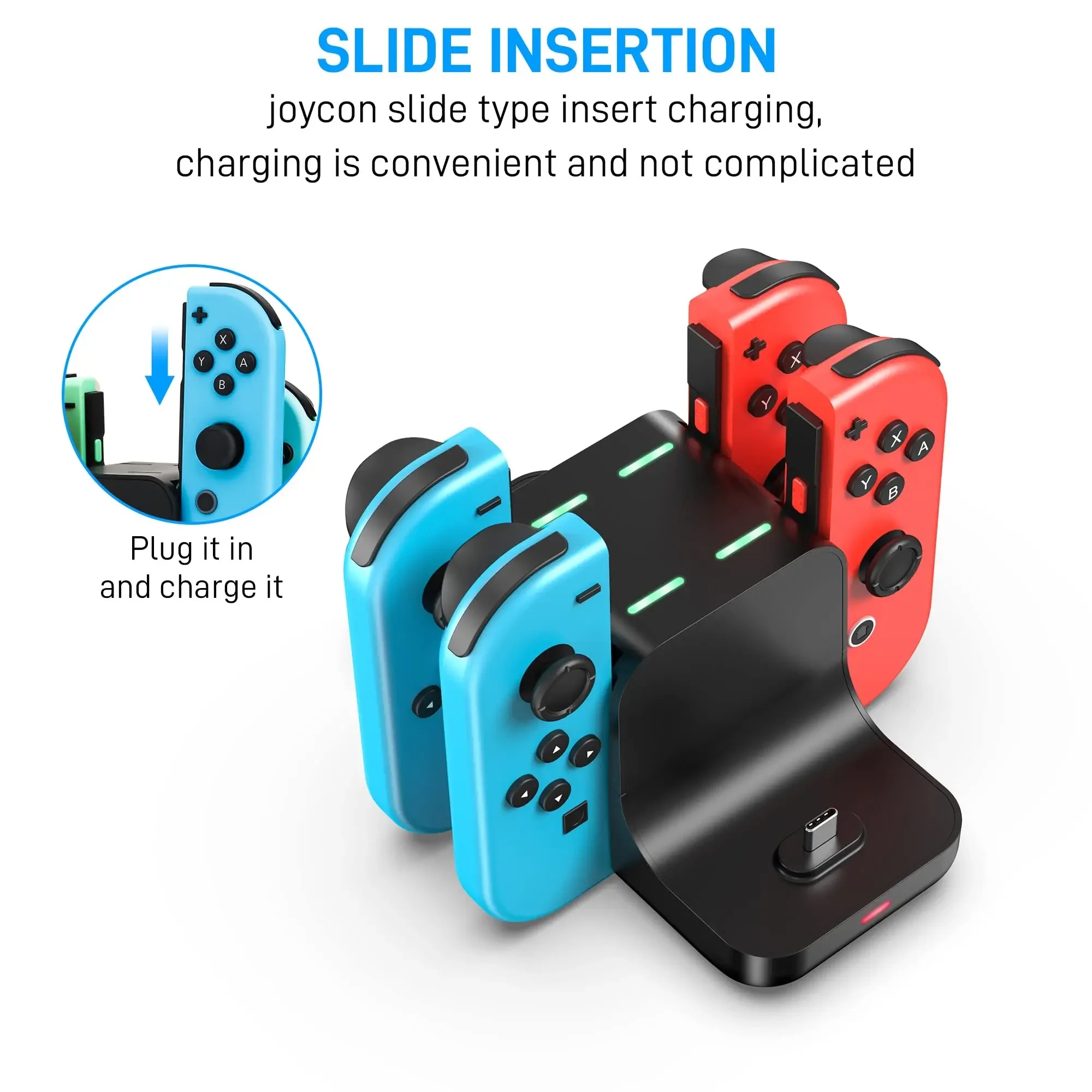 Switch Charger Dock Station 6  - Controller Charging Stand recensione e prezzo