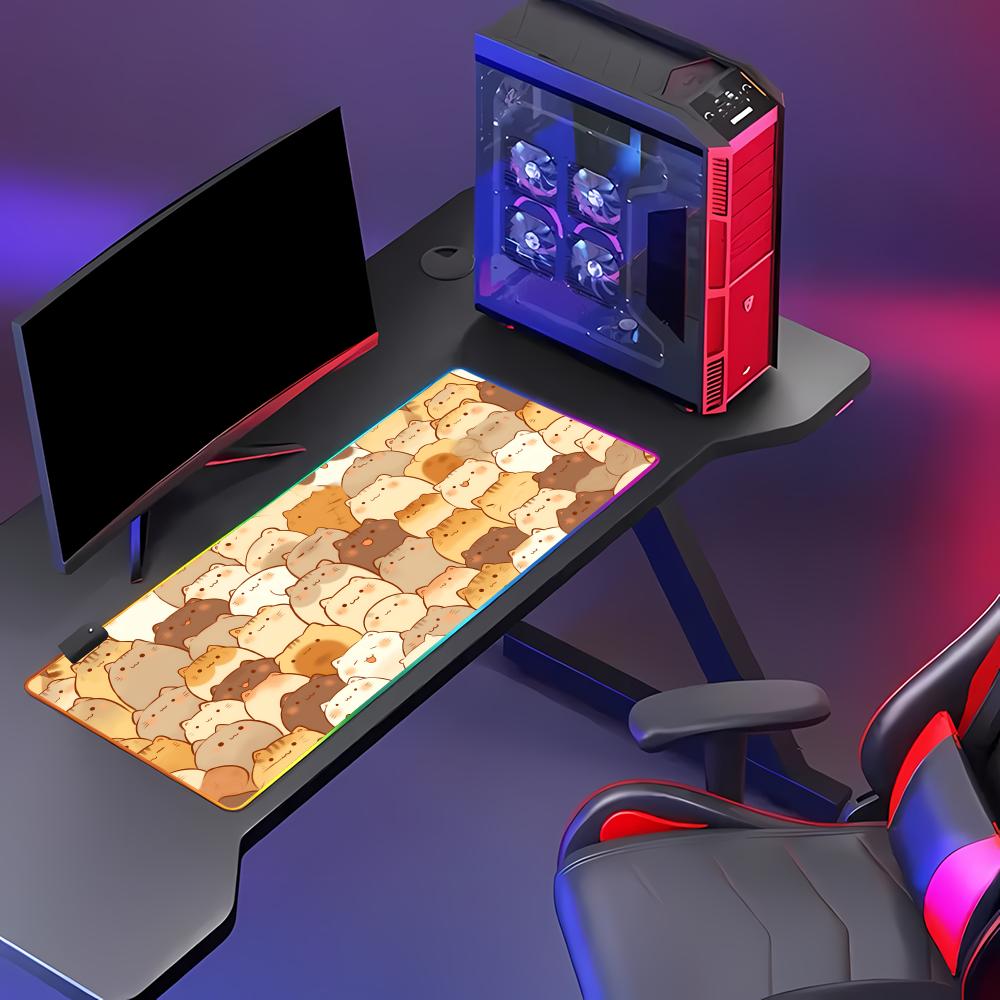 HYBXAXC Cute Chubby Cat Mouse  - Mouse Pad Extended Rgb recensione e prezzo