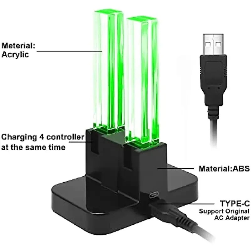 4 In 1 LED Charger Stand Dock  - Controller Charging Stand recensione e prezzo