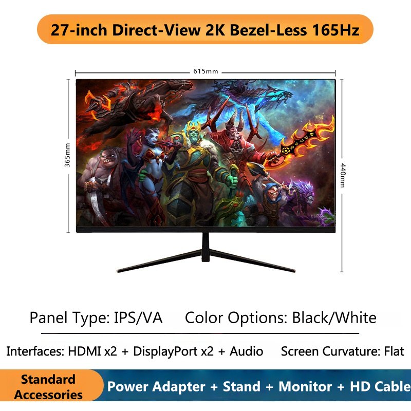 27 Inch 2K Curved Gaming Monit - Gaming X Esports recensione e prezzo