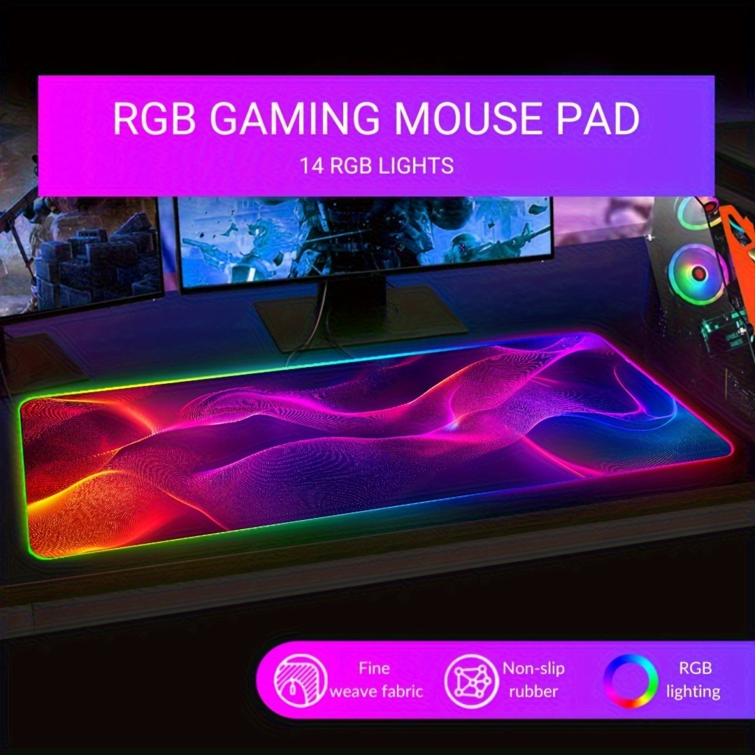 RGB LED Colorful Wave Large Ga - Mouse Pad Extended Rgb recensione e prezzo