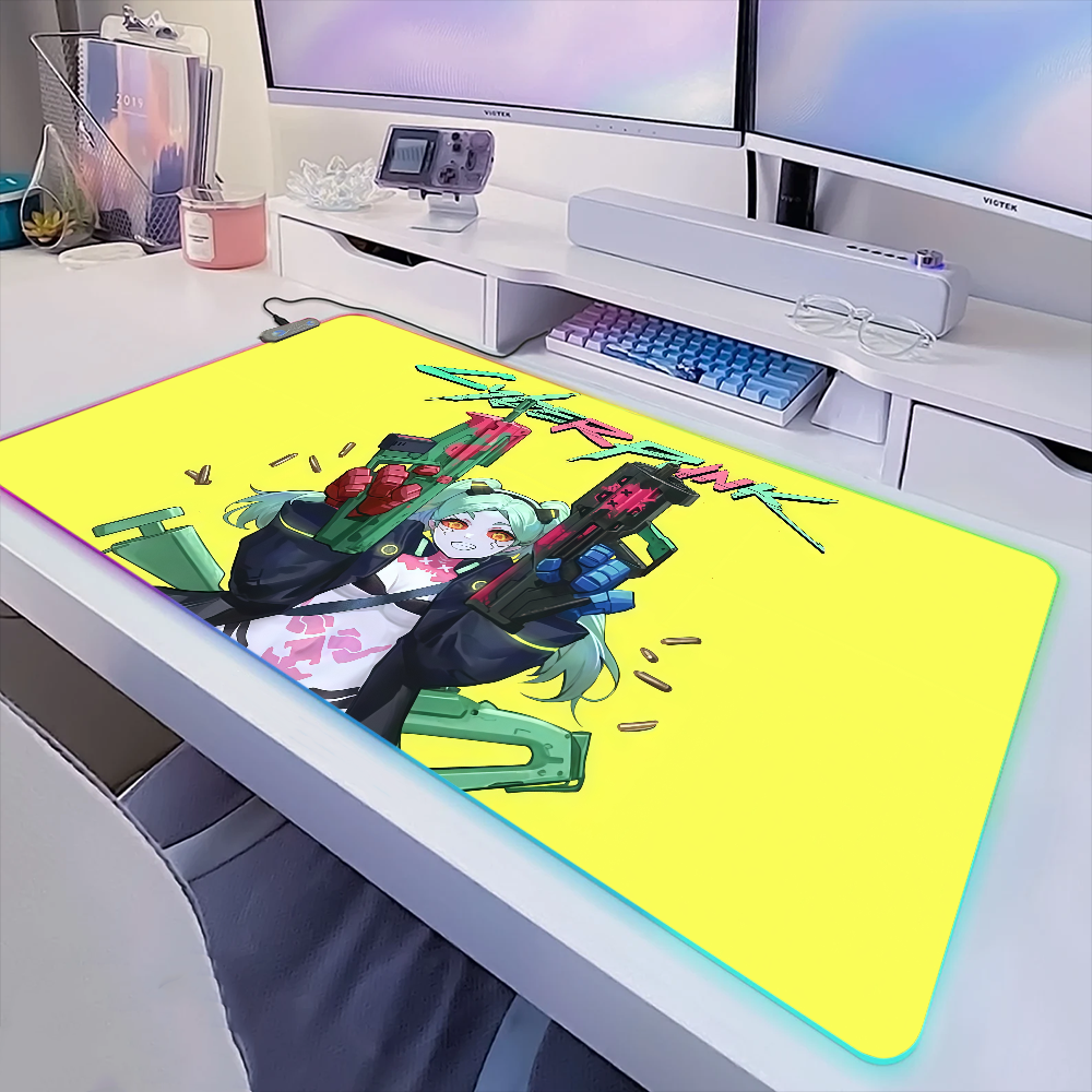 RGB LED Cyberpunk Anime Girl L - Mouse Pad Extended Rgb recensione e prezzo