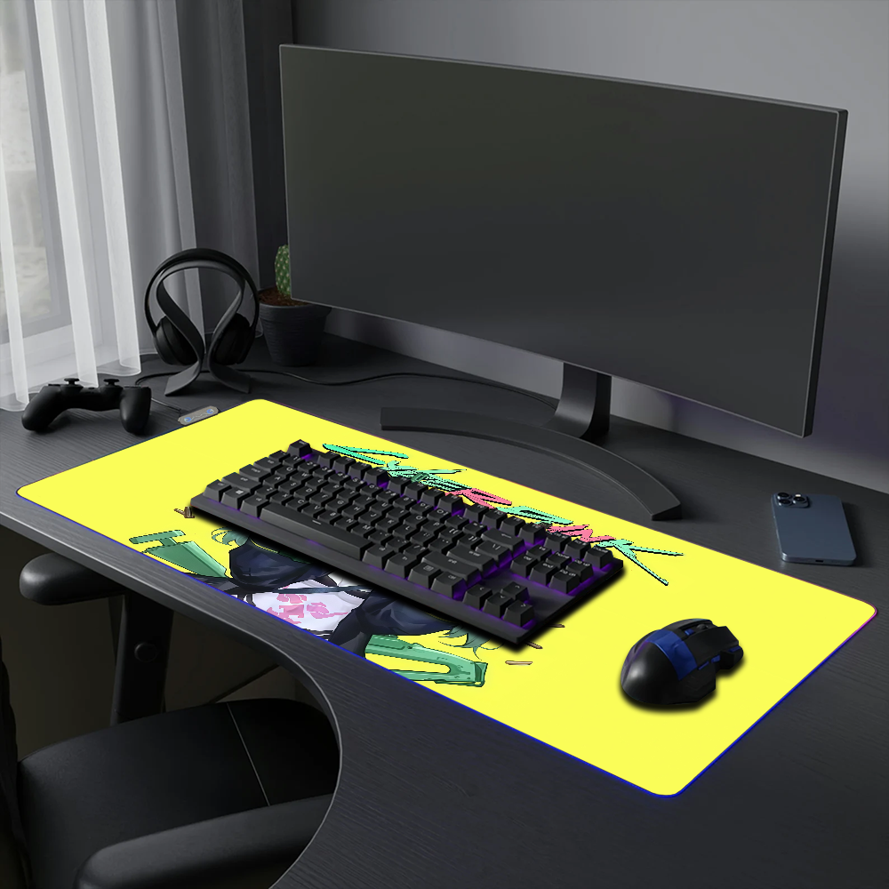 RGB LED Cyberpunk Anime Girl L - Mouse Pad Extended Rgb recensione e prezzo
