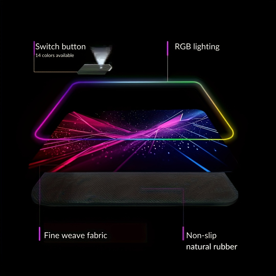 Large RGB Gaming Mouse Pad - 1 - Mouse Pad Extended Rgb recensione e prezzo