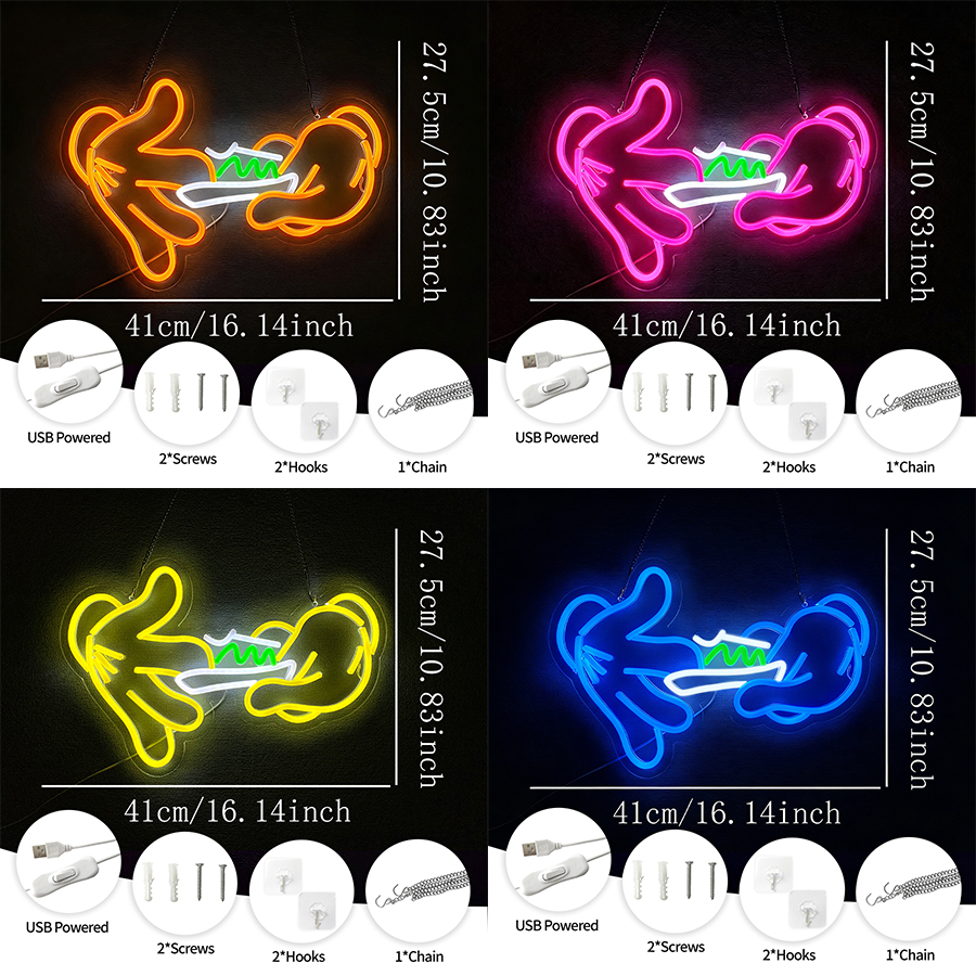 Game Led Neon Sign, Glove Icon - Esports Gaming Gloves recensione e prezzo